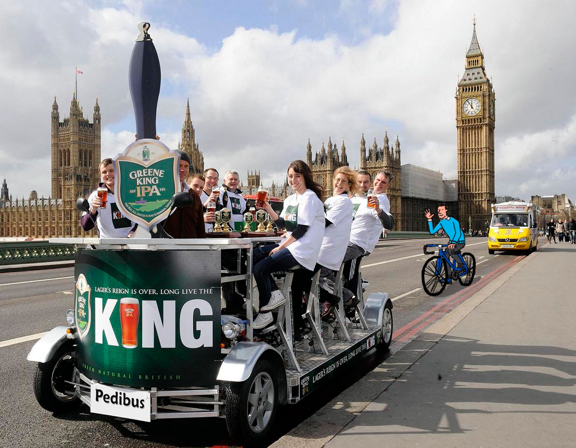 beer bike tours london